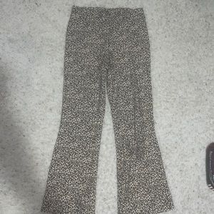 Cheeta Print Forever 21 Flare Leggings